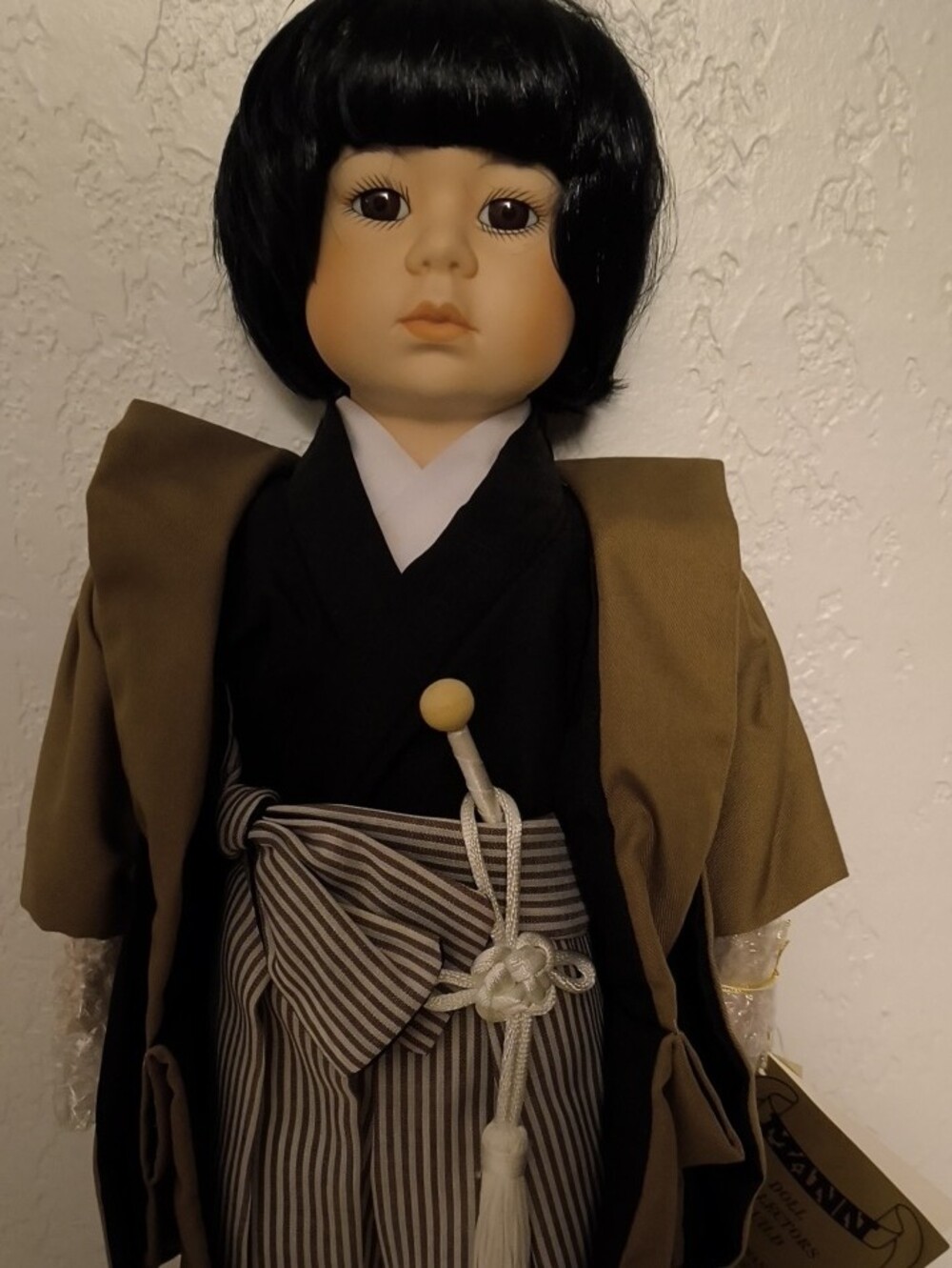 1990 Seymour Mann's Porcelain Hand Painted and Sewn Limited Edition Asian Doll